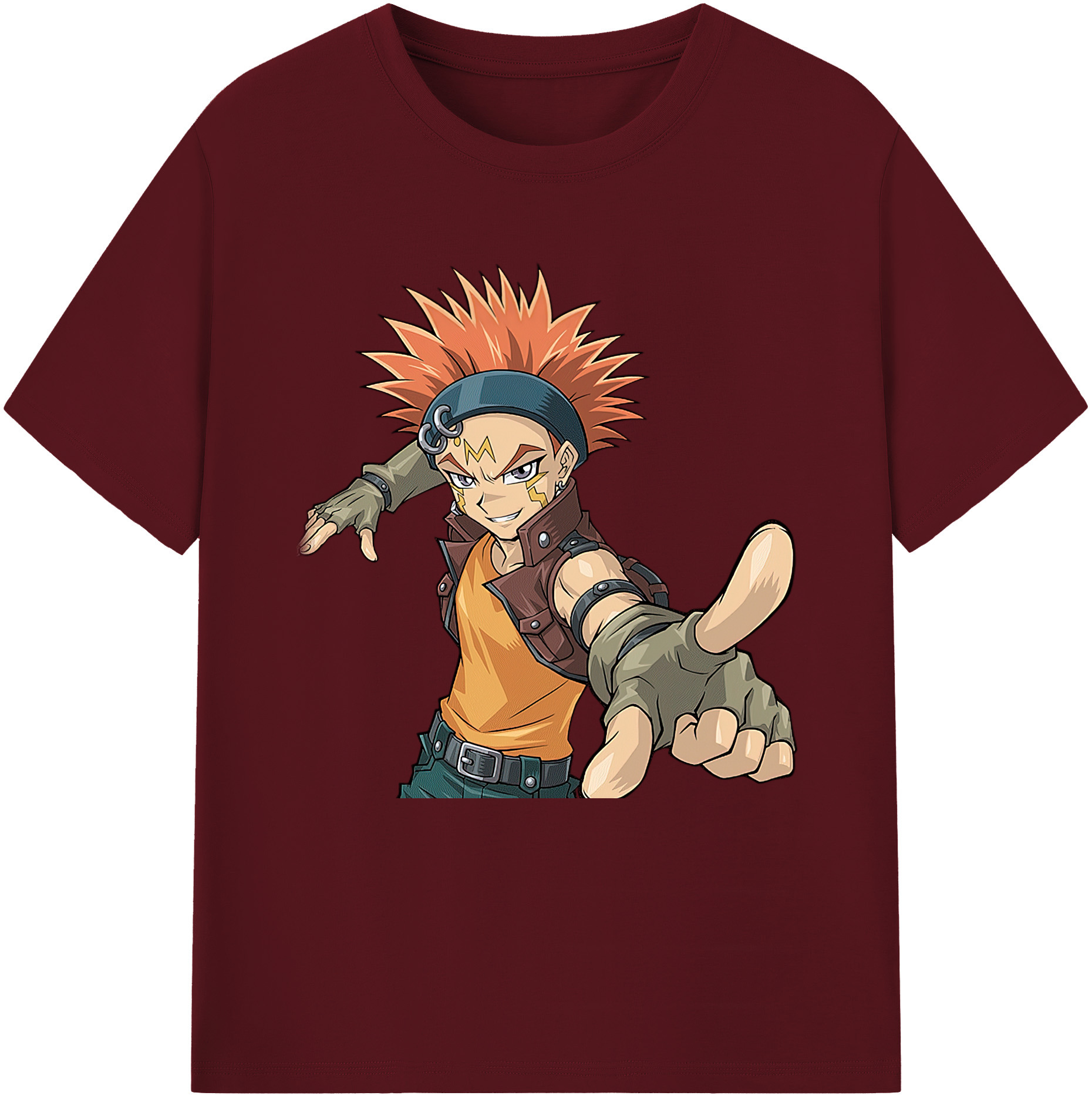 （画像用） 遊☆戯☆王 Yu-Gi-Oh! 綿100％半袖Tシャツ（フロントプリント）